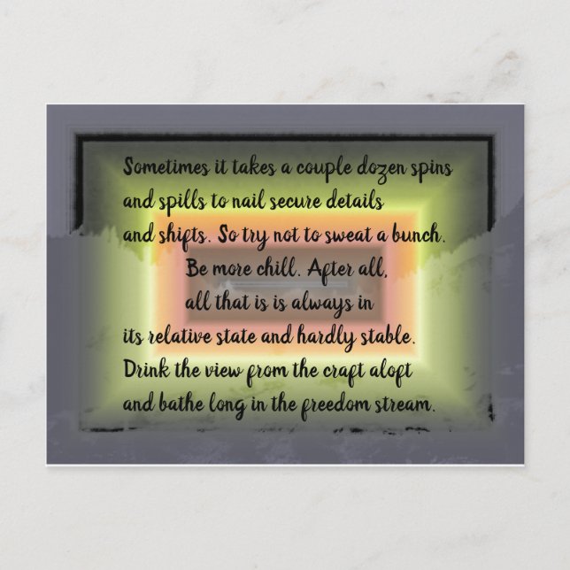 Carte Postale Chill Ethos (Devant)