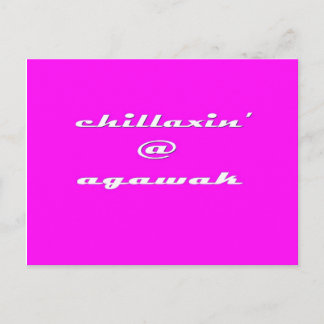 Carte Postale Chillaxin' @ Agawak