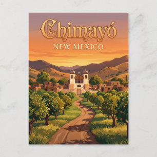 Carte Postale Chimayó États-Unis