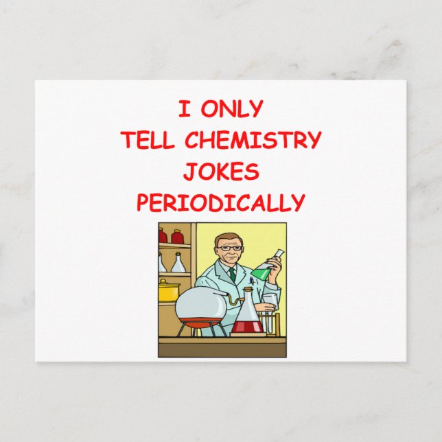 Carte Postale chimie (Devant)