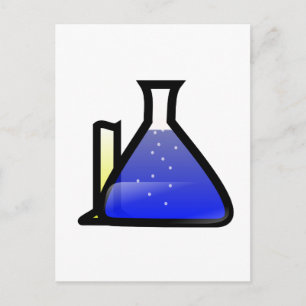 Carte Postale Chimie Beakers