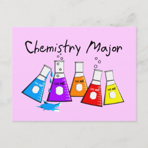 Carte Postale Chimie Cadeaux majeurs Beeker Design