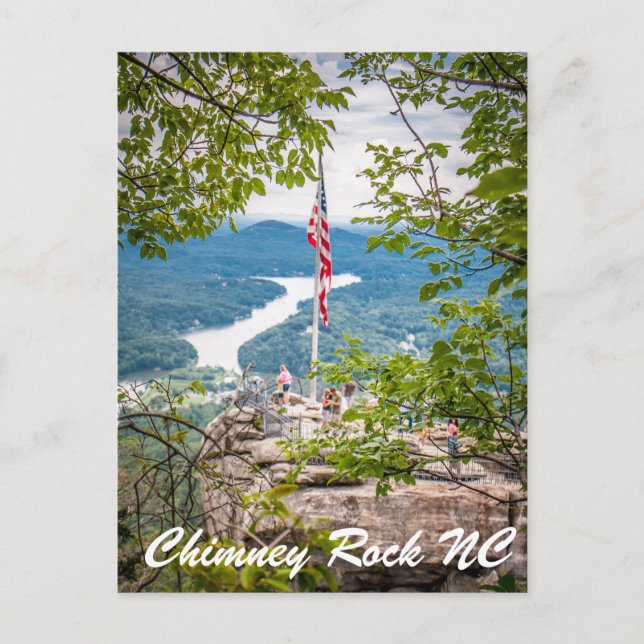 Carte Postale Chimney Rock NC (Devant)