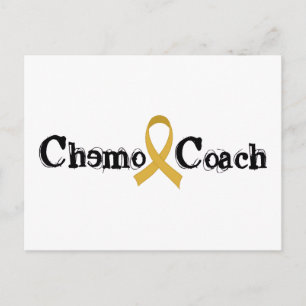Carte Postale Chimo Coach - Cancer de l'Enfance Ruban Or