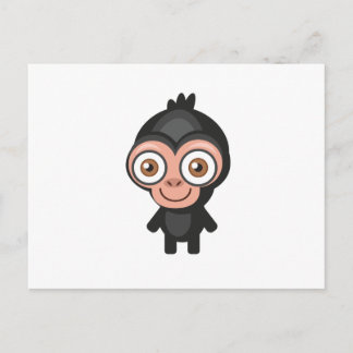 Carte Postale Chimpanzé - Mon parc de conservation