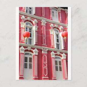 Carte Postale Chinatown architecture coloniale Singapour