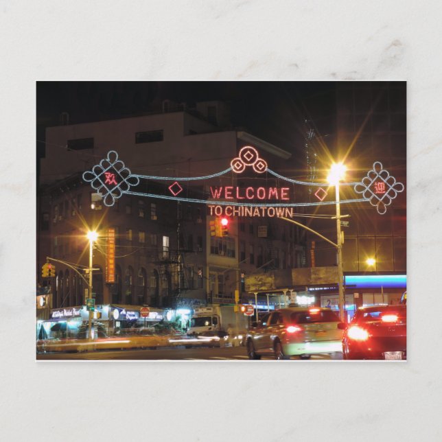 Carte Postale Chinatown de New York (Devant)