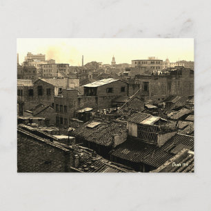 Carte Postale Chine Ancienne ville de Canton