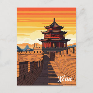 Carte Postale Chine Xi'an Travel