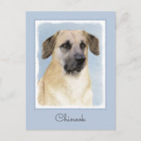 Chinook (Oreilles Laissées) Peinture - Art Chien o