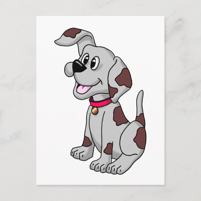 Carte Postale Chiot (Devant)