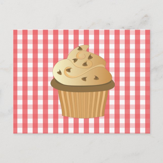 Carte Postale Chip Cupcake au chocolat (Devant)