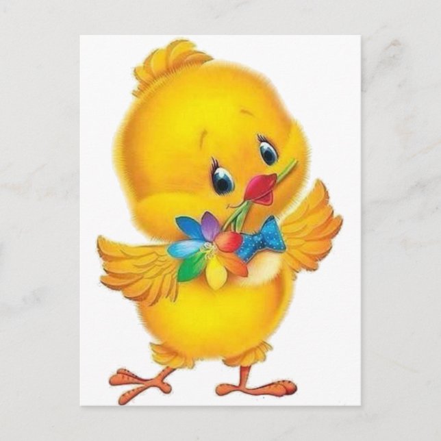 Carte Postale Chipper Easter Chick (Devant)