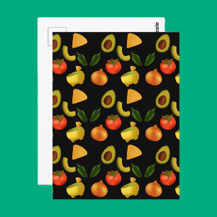 Carte Postale Chips Guacamole Et Tortilla