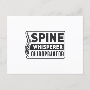 Carte Postale Chiropracteur Thérapie Chiropratique