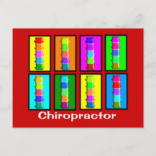 Carte Postale Chiropratitor Popart Dons