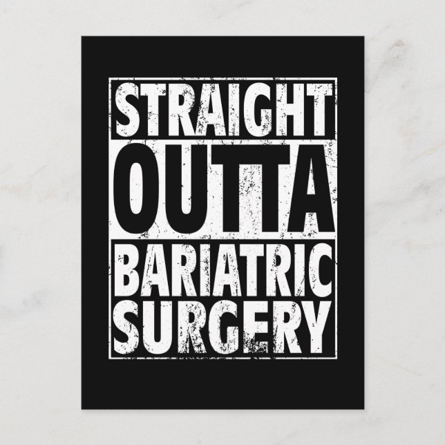Carte Postale Chirurgie Bariatrique Manchon Gastrique Bande Pert (Devant)