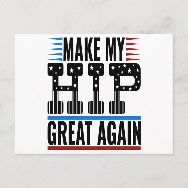 Carte Postale Chirurgie de la hanche (Devant)