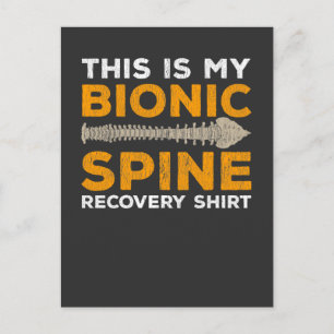 Carte Postale Chirurgie Lumbar Récupération Fusion de colonne ve