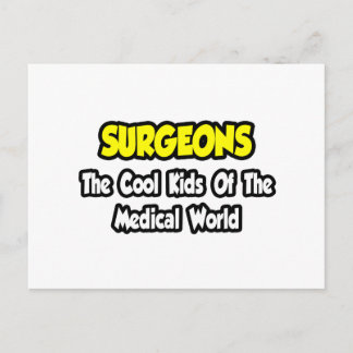 Carte Postale Chirurgiens...Enfants Cool du monde Médicale