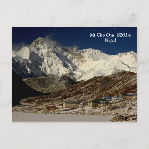 Carte Postale Cho Oyu et Gokyo