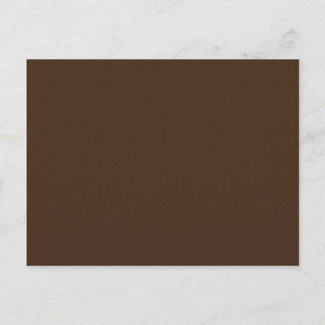 Carte Postale Chocolat Brown - Tronc Arbre foncé Couleur Brown s (Devant)