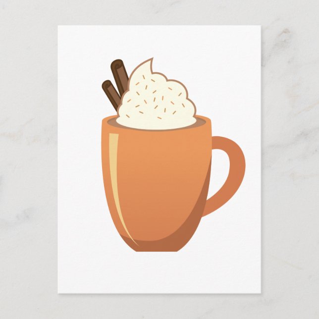 Carte Postale Chocolat chaud (Devant)