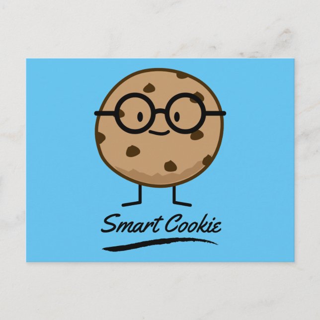 Carte Postale Chocolat Cookie Smart Cookies (Devant)