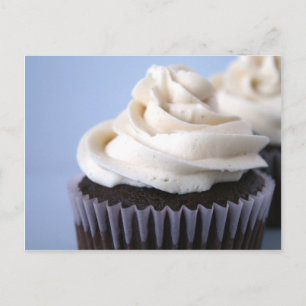 Carte Postale Chocolat cupcakes Vanilla Frosting