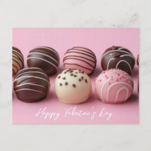 Carte Postale Chocolat doux Pralines Saint-Valentin
