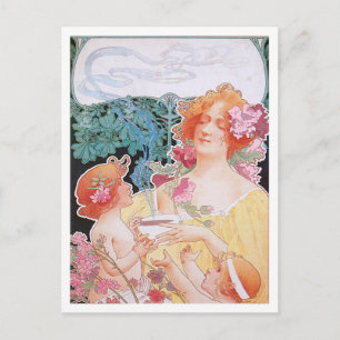 Carte Postale Chocolat ~ Vintage Hot Chocolate Boire Ad