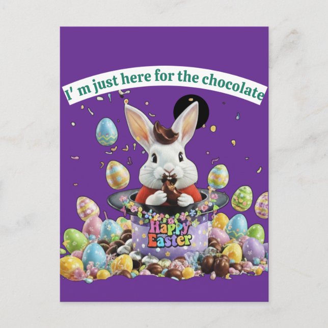 Carte Postale Chocolate Lover Easter (Devant)
