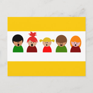 Carte Postale choeur-310673 choeur enfants chanter musique happy