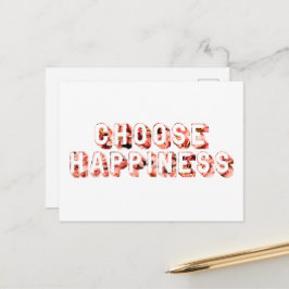Carte Postale Choisissez le bonheur 7