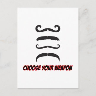 Carte Postale Choisissez votre arme