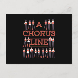 Carte Postale Chorale Chorale Chorale Chanteur musicien Cadeau