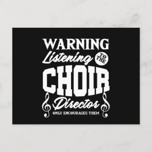 Carte Postale Chorale Chorus Choral Music Singer Cadeau