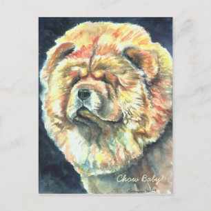 Carte Postale Chow Chow