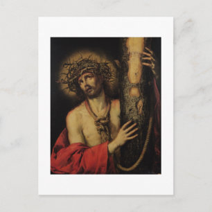 Carte Postale Chrétien, Man of Sorrows, 1641 (oil on canvas)