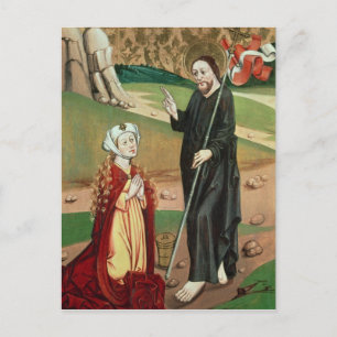 Carte Postale Christ apparait à Marie-Madeleine