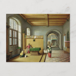 Carte Postale Christ dans la Maison de Martha et Marie