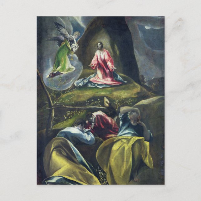 Carte Postale Christ dans le jardin des Oliviers (Devant)