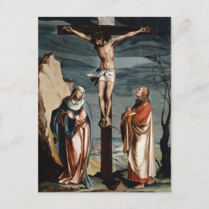 Carte Postale Christ en croix par l'atelier de Jacob Clauser
