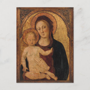 Carte Postale Christ Enfant en Arche avec mère