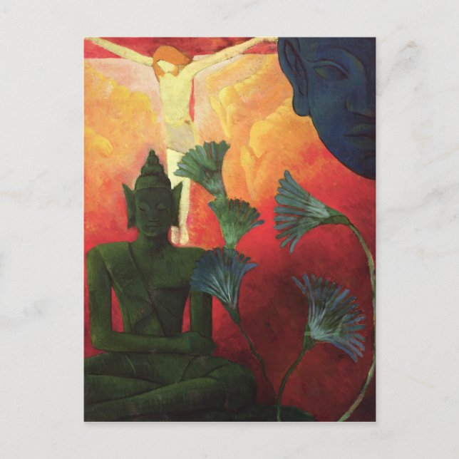 Carte Postale Christ et Bouddha, c.1890-1892 (Devant)