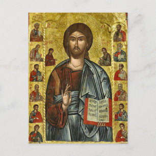 Carte Postale Christ et les douze apôtres