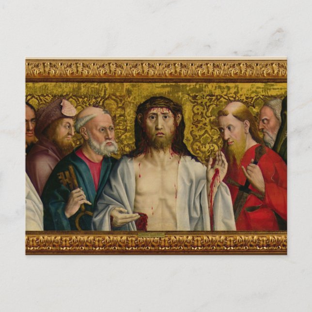 Carte Postale Christ et les douze apôtres (Devant)
