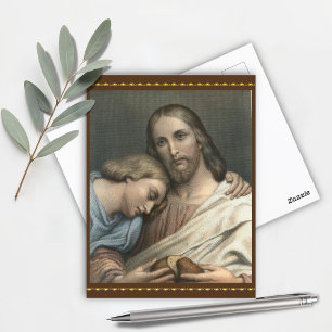 Carte Postale Christ et saint Jean