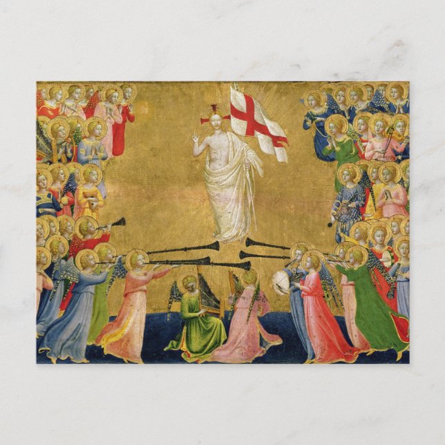 Carte Postale Christ glorifié dans la Cour du Ciel, 1423-24 (Devant)