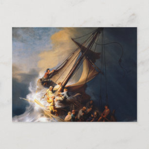 Carte Postale Christ in the Storm on the Sea of Galilee, 1633